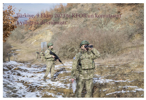 Kfor’da Trajik Kayıp, U y u y o r u z