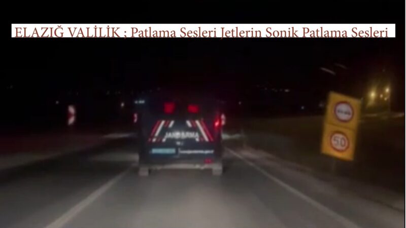 Valilik Açıkladı Sonik Patlama Sesleri